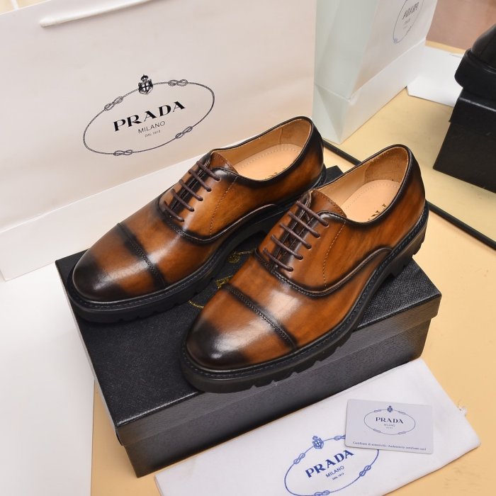 202208SS最新Prada 革靴メンズプラダ シューズ靴 スーパーコピー