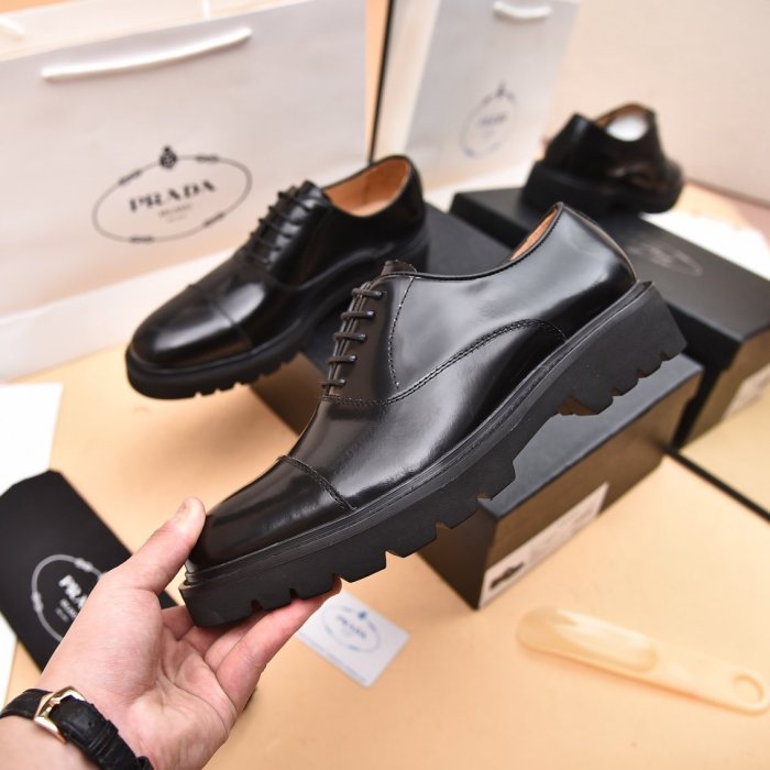 202208SS最新Prada 革靴メンズプラダ シューズ靴 スーパーコピー