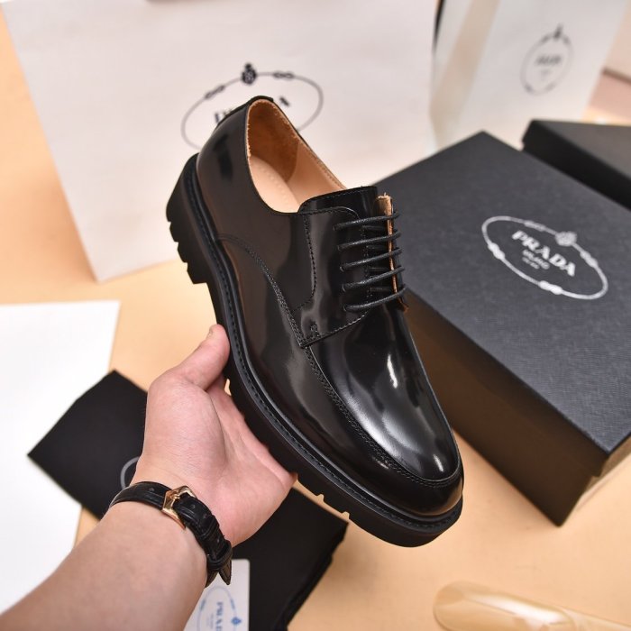 202208SS最新Prada 革靴メンズプラダ シューズ靴 スーパーコピー