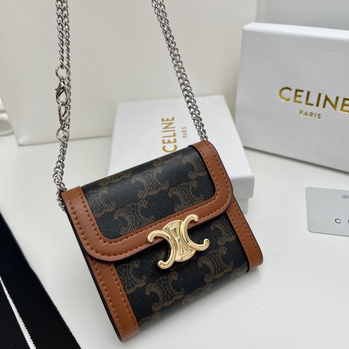 202210SS新作Celineセリーヌ 短財布 スーパーコピー