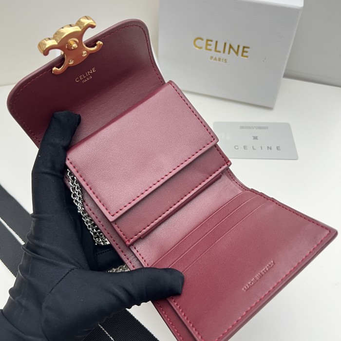 202210SS新作Celineセリーヌ 短財布 スーパーコピー