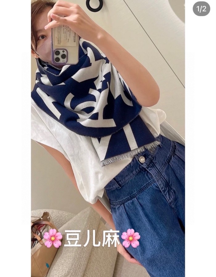 202211SS新作Chanelシャネル レディースマフラースーパーコピー