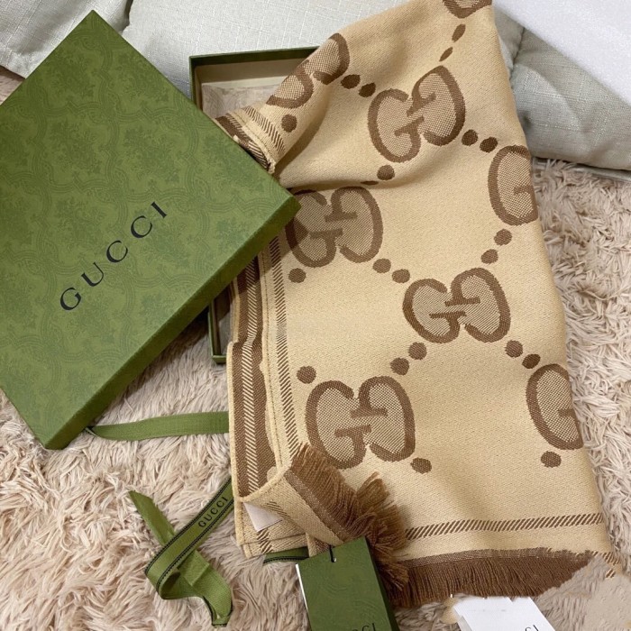 202211SS新作Gucciグッチ レディースマフラースーパーコピー