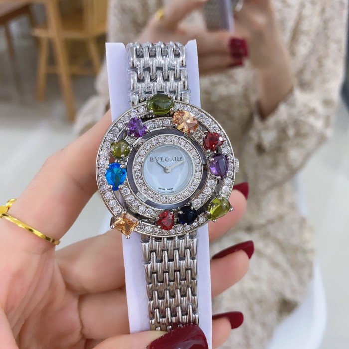 202211SS新作BVLGARI ブルガリ レディース時計 スーパーコピー2色