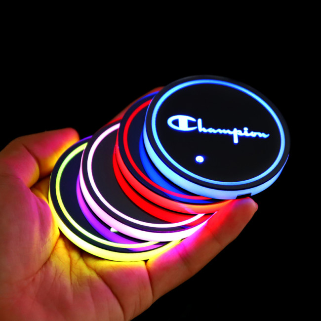 クロムハーツ シュプリーム 車 の インテリア ライト2個アクリルカラー usb 充電 器ウォーター カップ溝 led 雰囲気 ライト星座シリーズ