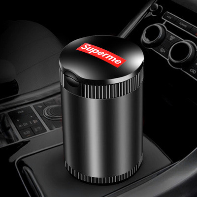 クロムハーツ ふた付き車の灰皿 - LEDブルーライト付き無煙灰皿 | シュプリーム 電気誘導灰皿、高難燃性自動灰皿、家庭用、オフィス用の携帯用車両灰皿灰 Aeugo