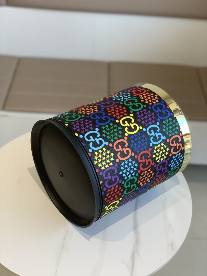 GUCCI グッチ　ゴミ箱　ダストボックス　リビング/キッチン/寝室用　2重構造蓋なし10L　インテリア 選べる3色