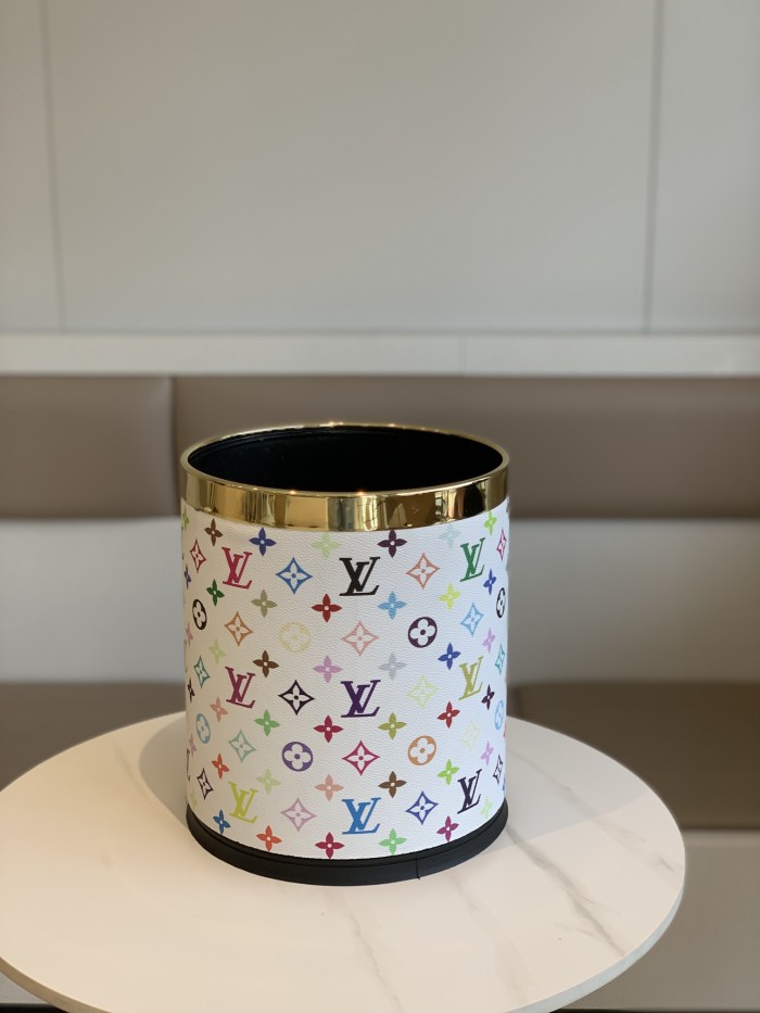 Louis Vuitton ルイヴィトン　ゴミ箱　ダストボックス　リビング/キッチン/寝室用　2重構造蓋なし10L　インテリア 選べる5色
