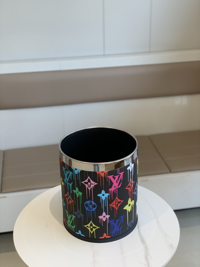 Louis Vuitton ルイヴィトン　ゴミ箱　ダストボックス　リビング/キッチン/寝室用　2重構造蓋なし10L　インテリア 選べる5色