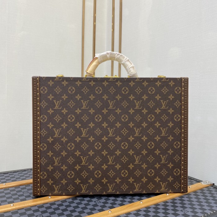 LOUIS VUITTON/ルイヴィトン　トランク　ハードケース　トランクケース　モノグラム/ゴールド