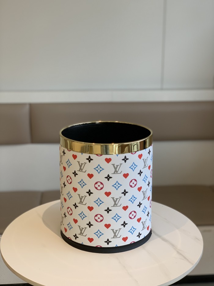Louis Vuitton ルイヴィトン　ゴミ箱　ダストボックス　リビング/キッチン/寝室用　2重構造蓋なし10L　インテリア 選べる5色