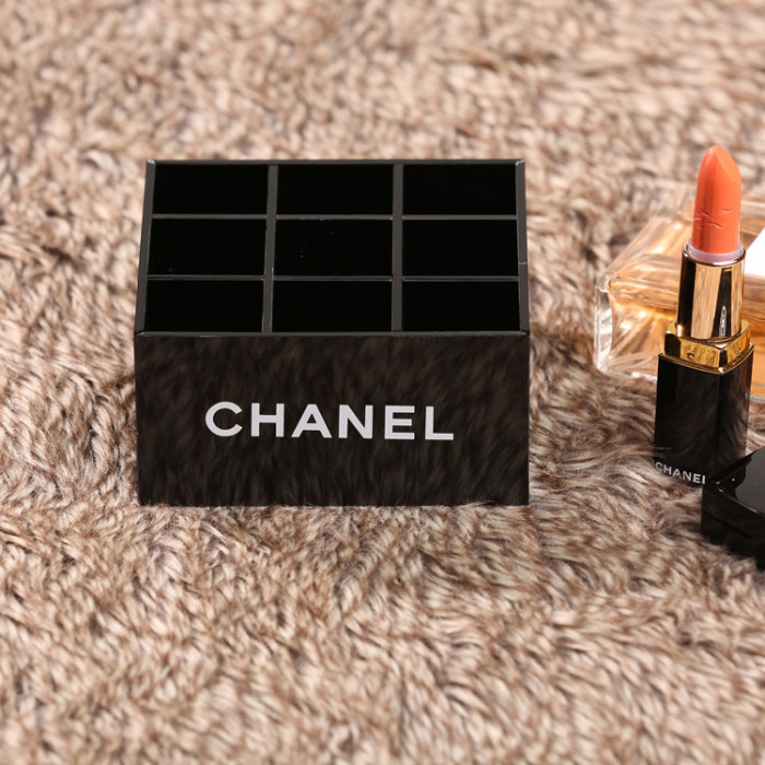 シャネル　アクリル　メイクボックス　CHANEL小物入れ　化粧品/口紅の収納ボックス　女性