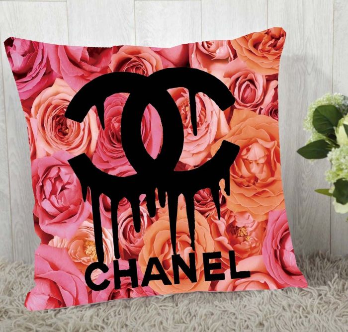 CHANEL/シャネル　クッションカバー/背当て シャネルクッション中身あり　インテリア美品カバー　リネン/ベルベット生地　8種選択