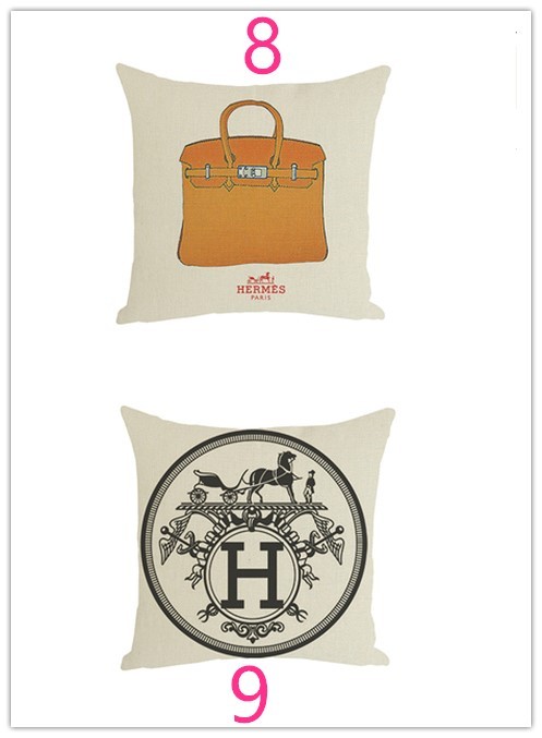 HERMES　エルメス　クッションカバー　可愛いクッション　おしゃれクッションカバー　リネンベルベット　9種