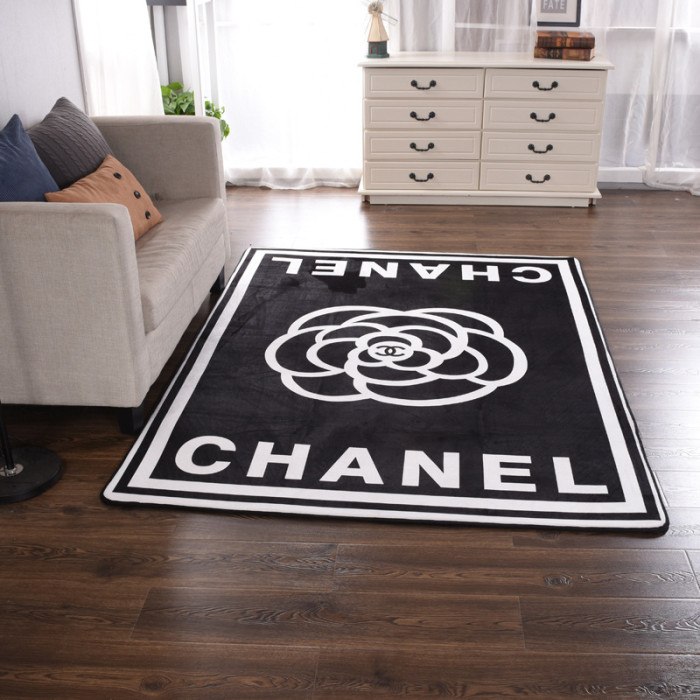 シャネル　CHANEL　カーペット150×200サイズ　人気絨毯ラグマットCHANELじゅうたん　ウォッシャブル　オールシーズン　おしゃれカメリア柄2色