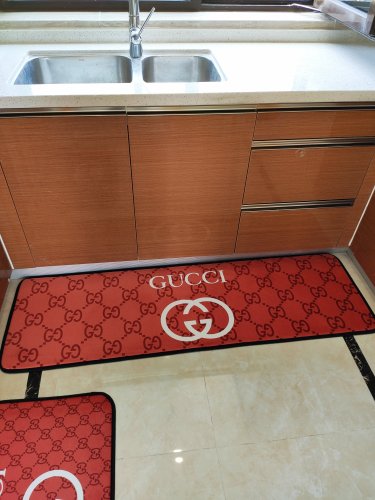GUCCIカーペット　人気マットグッチ　キッチンマット　トイレマット　フロアマット　ベッドルーム/浴室/新居絨毯★洗える