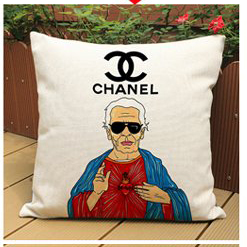CHANELクッションカバー★シャネルクッションカバー　クッション　リネン生地/ベルベット生地　抱き枕カバー　インテリア雑貨新居