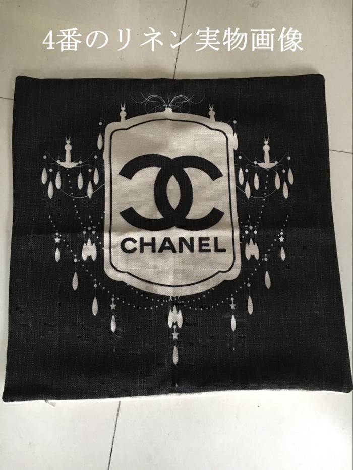 クッションカバーOrクッション　CHANEL/シャネル★人気クッション　ベルベット/リネン生地カバー新居用品ソファー用品