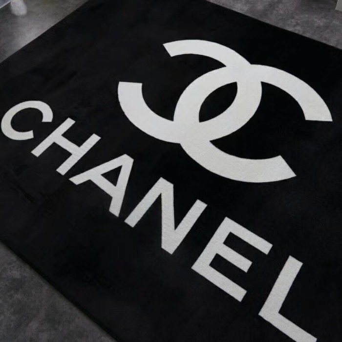 超人気カーペット　シャネル CHANELラグマット絨毯おしゃれ　リビング子供部屋プレイマット　ウォッシャブル　プレゼント