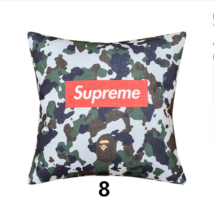 Supreme　クッションカバー/シュプリームクッション中材あり◆シュプリームカバー人気　インテリア雑貨新居プレゼント　選べる8種