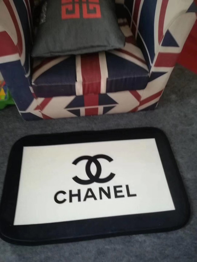 CHANEL シャネル マット 白 浴室/キッチン/玄関 台所マット 滑り止め