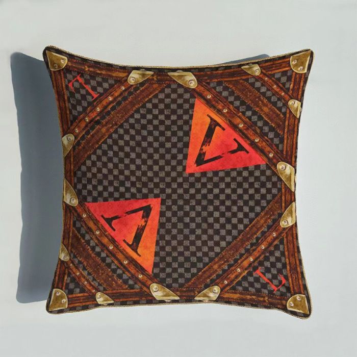 LOUIS VUITTON　ルイヴィトン　クッション　モノグラム ベルトタイプ　中綿付き　オシャレ抱き枕カバー　まくら　ブランド枕　座布　団カバー　5色選択可