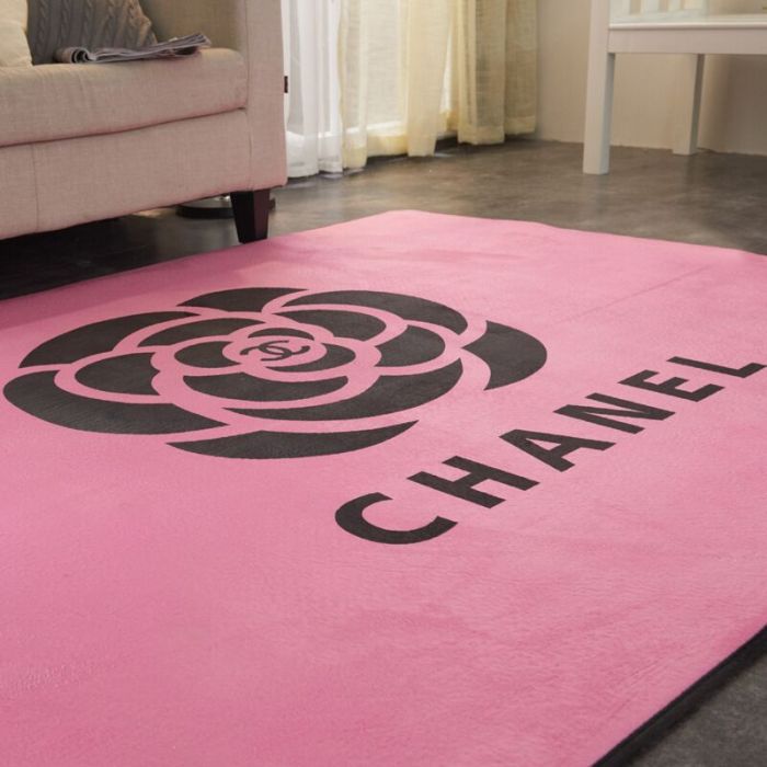 CHANEL　カーペット　シャネルカーペット/絨毯ラグ150×200　大判マットおしゃれ　滑り止め付洗える　子供プレイマット　2種