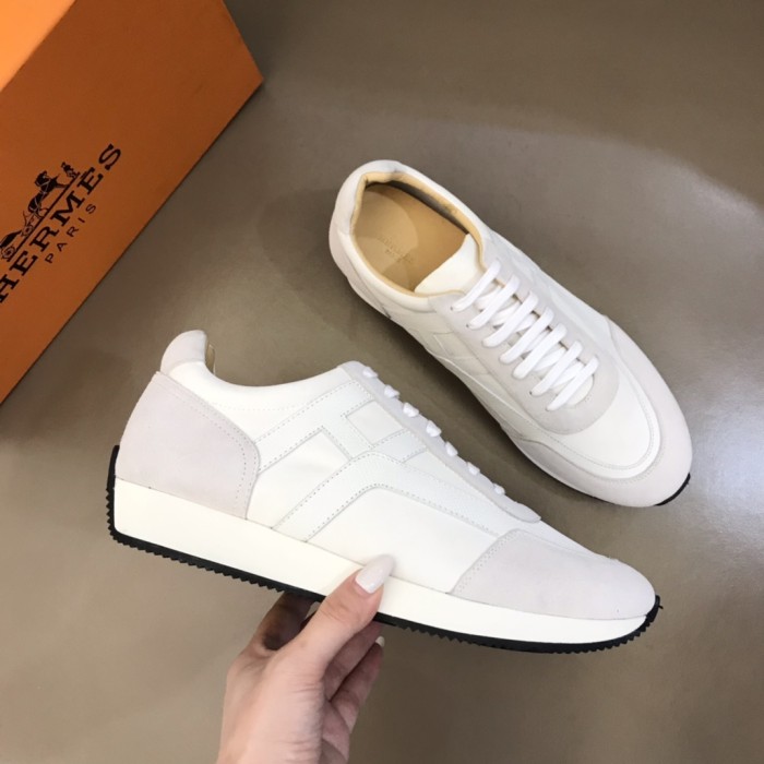 高品質Hermesエルメス シンプル クラシック メンズ スニーカー
