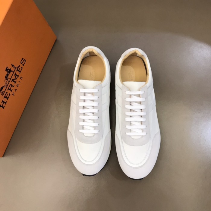 高品質Hermesエルメス シンプル クラシック メンズ スニーカー