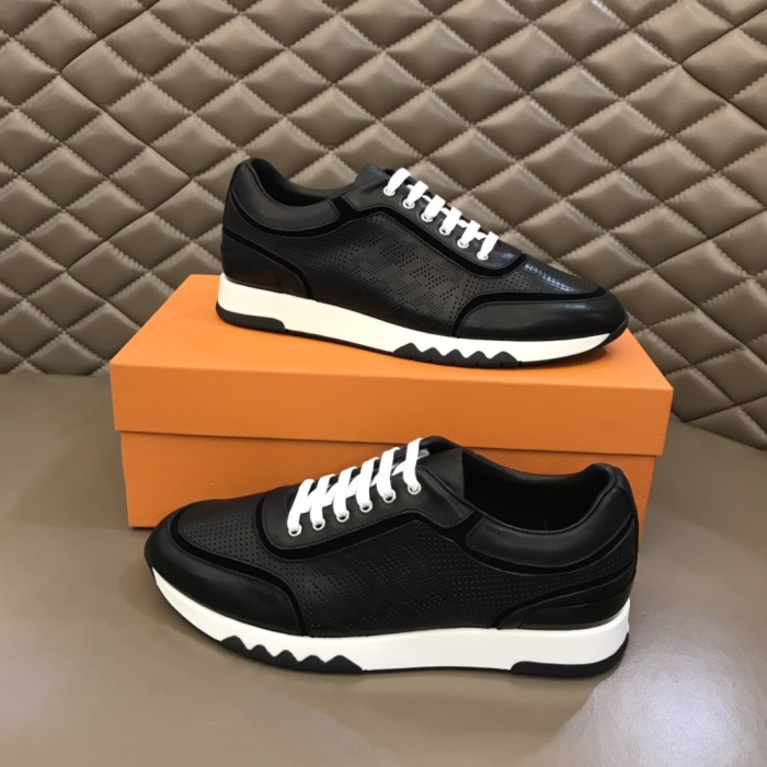 Hermesエルメス シンプル クラシック メンズ スニーカースーパーコピー