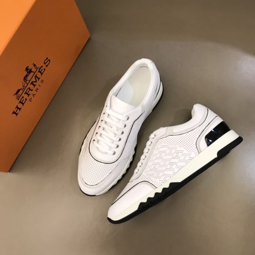 Hermesエルメス シンプル クラシック メンズ スニーカーコピー