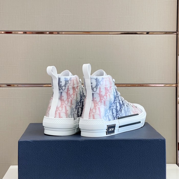 Diorディオール偽物 カップル モデル B23 ハイカット スニーカー