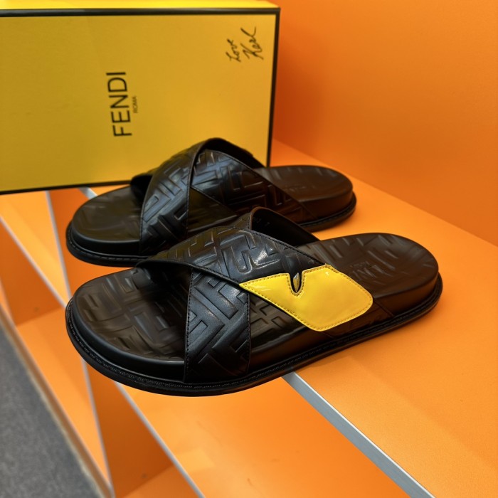 高品質FENDI フェンディ メンズ 春夏 スリッパ