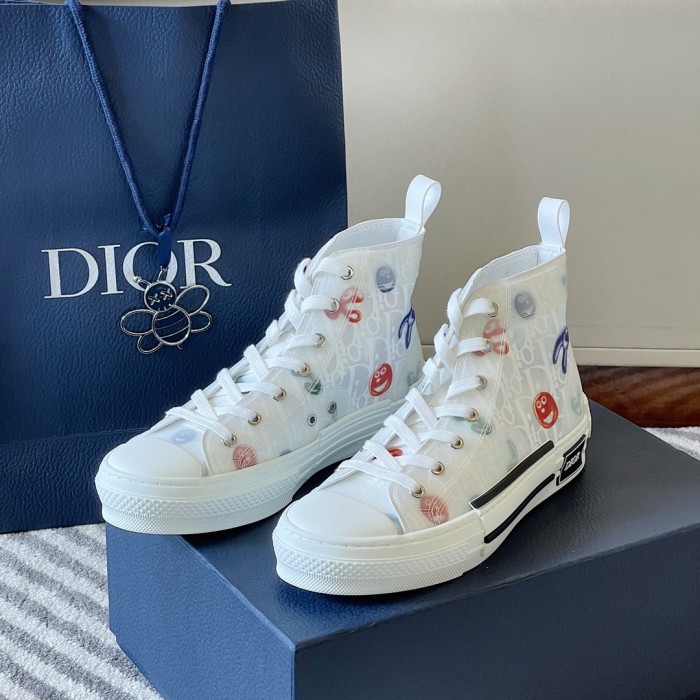 超話題!Diorディオール カップル モデル B23 ハイカット スニーカー