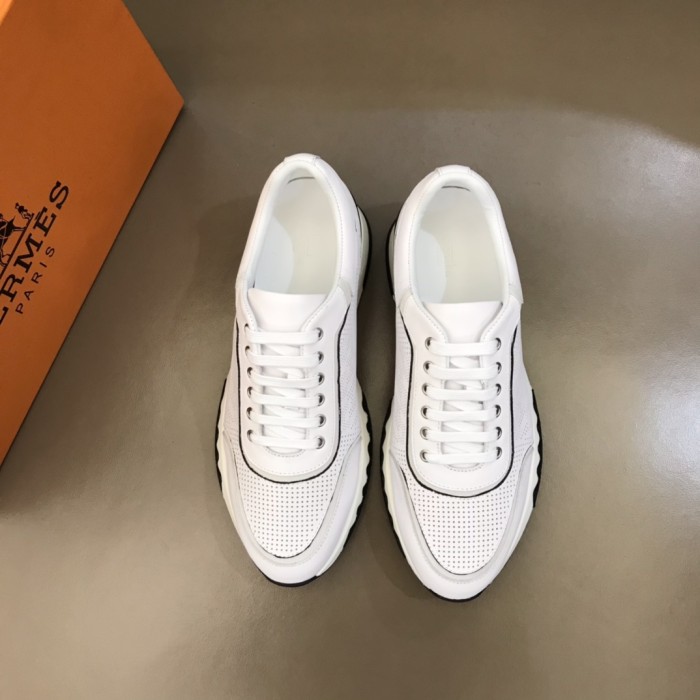 Hermesエルメス シンプル クラシック メンズ スニーカーコピー