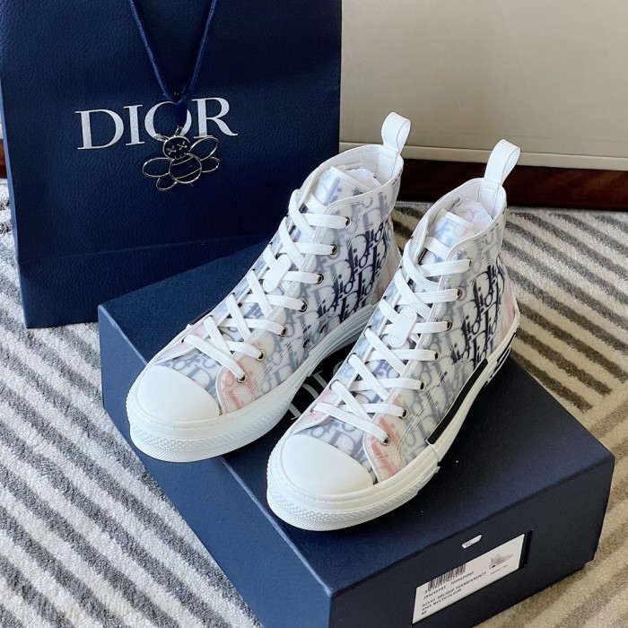 Diorディオール偽物 カップル モデル B23 ハイカット スニーカー