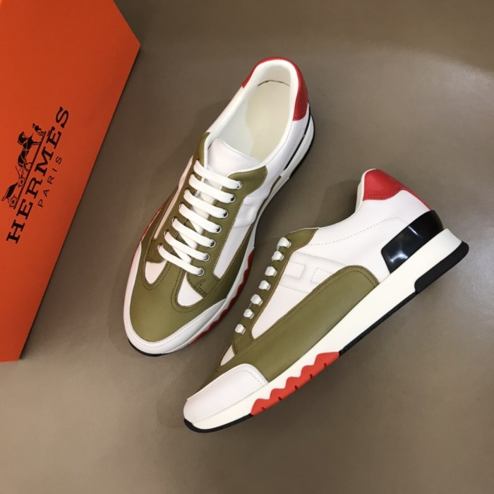 高品質Hermesエルメス シンプル クラシック メンズ スニーカー