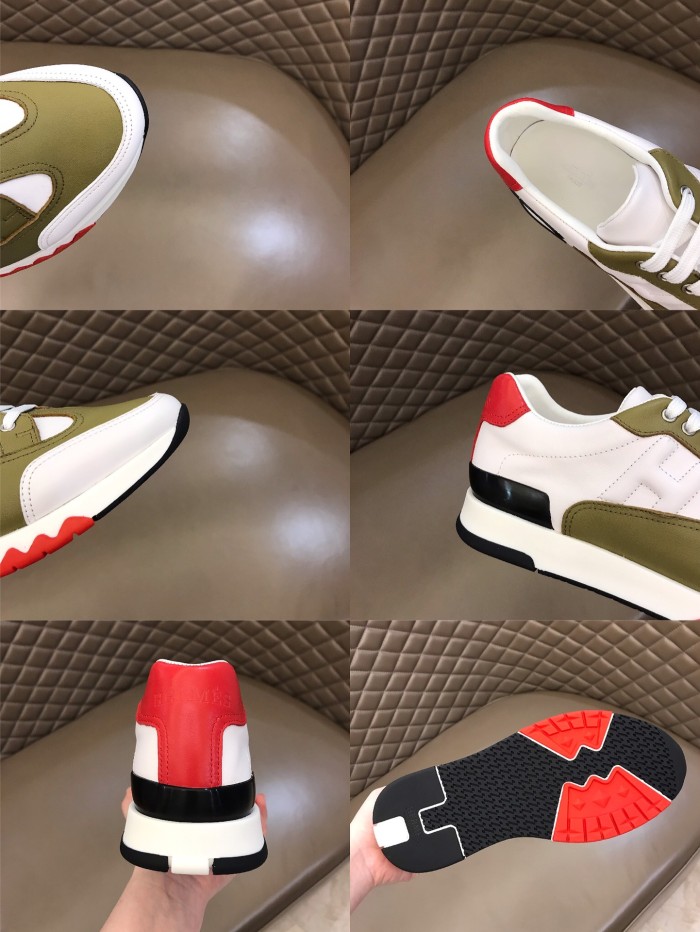 高品質Hermesエルメス シンプル クラシック メンズ スニーカー