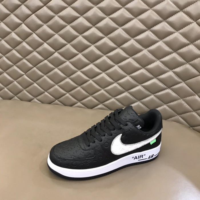高品質Loui Vuitto x OFF-WHITE x Nike Tripartite クール メンズ カジュアル スニーカー