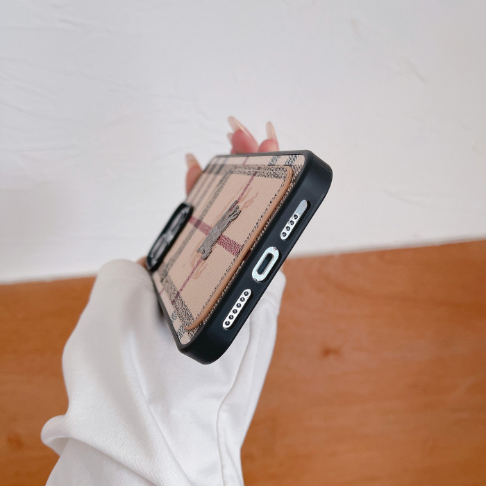 Burberryバーバリーケース最新全機種14 Pro/11/Xs Max/Xr/XS/iPhone7/7P/8/8P/iPhone12/13 4色