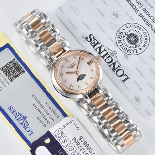 大人気 Longines ロンジンシ 激安通販 リーズ石英時計女性シンプル気質腕時計2色
