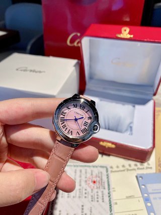 【限定】カルティエ スーパーコピー 33 mm青風船石英ムーブメント経典伝承316精鋼