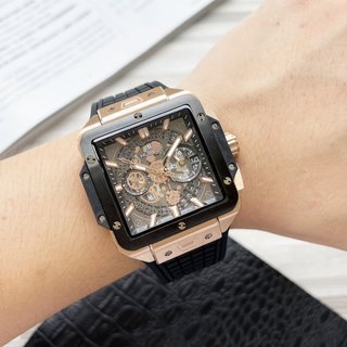 新型 ウブロHUBLOT スーパーコピー Square Bang Unicoシリーズメンズ腕時計5色