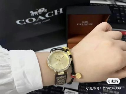新作 COACH コーチスーパーコピー クリッツマディソンシリーズの婦人時計