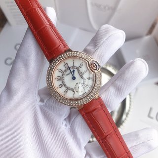 【話題商品！】カルティエ・CARTIER 激安偽物 ブルーバルーンシリーズ、女性用高級石英腕時計3色