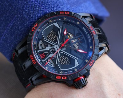 使い勝手良し ROGER DUBUISロジェデュブイAutomatic Skeleton自動上鎖透かし彫りシリーズの新しい演繹を経た超卓越時計