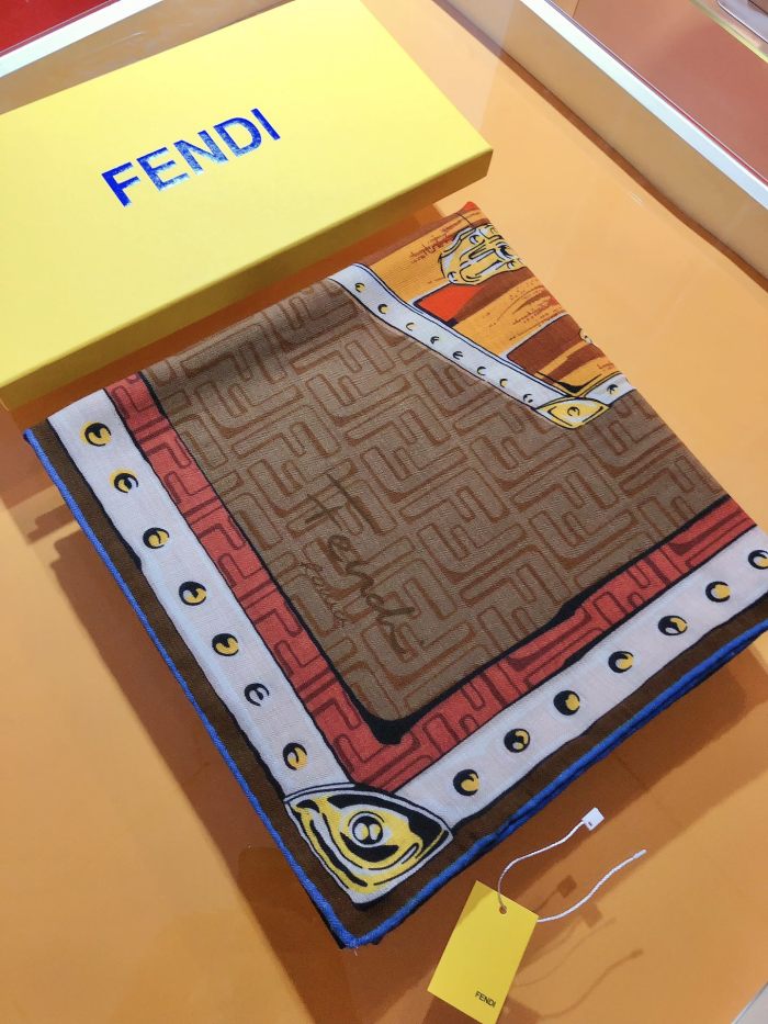 稀少 Fendi フェンディスーパーコピーレディースビロードのスカーフ