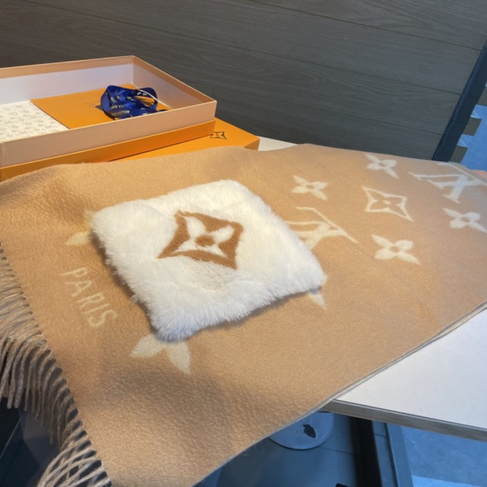 新作 ルイヴィトン 激安通販 ポケットカシミヤスカーフストールマフラー