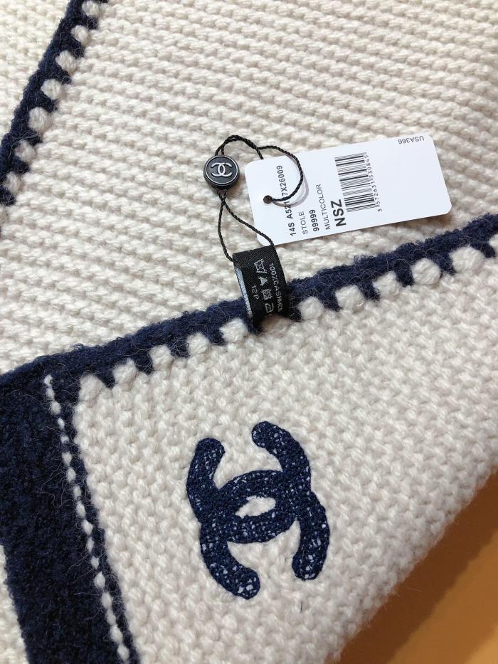稀少 Chanelシャネル 激安通販 ニットストール