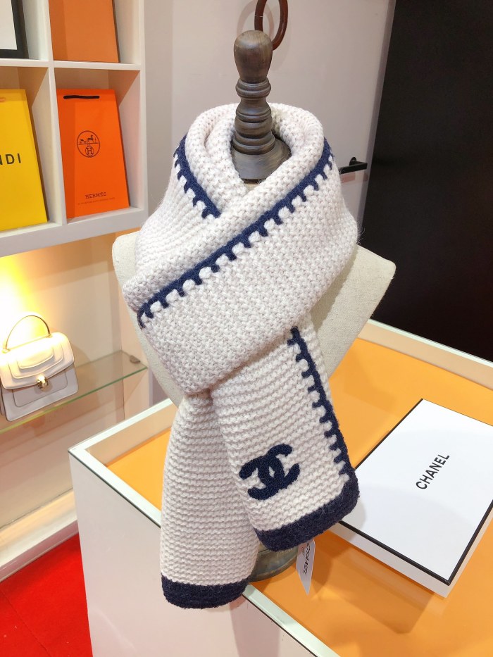 稀少 Chanelシャネル 激安通販 ニットストール